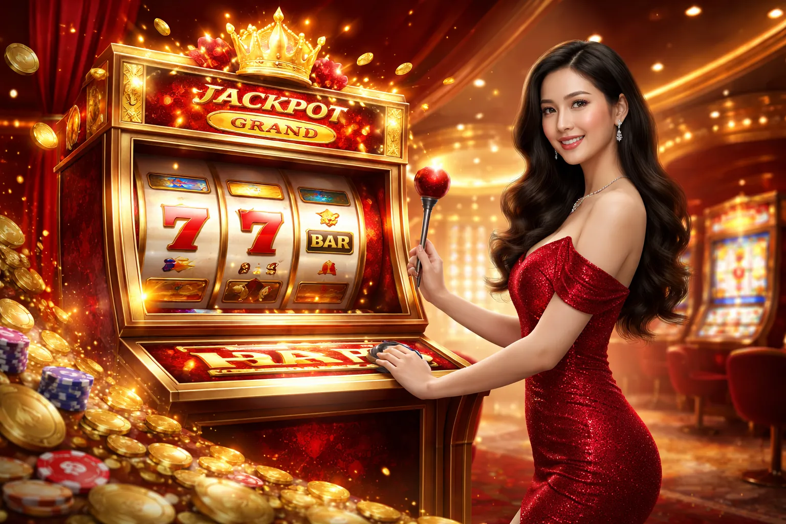 Máy đánh bạc 1XBET chơi bằng tiền thật
